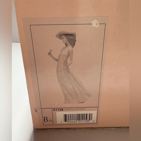NAO by Lladro Porcelain Figurine Titled “Gentle Breeze”-Handcrafted in Spain